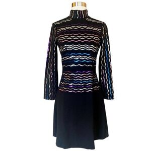 & Other Stories Black and Multicolor Mini Dress